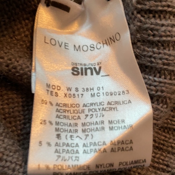 Authentic Love Moschino Grey Cardigan - Picture 6 of 7